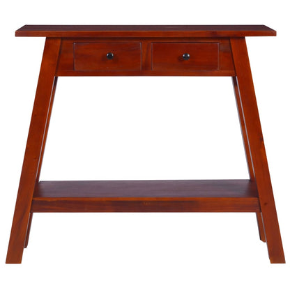 Table console Marron classique 90x30x75 cm Bois d'acajou massif