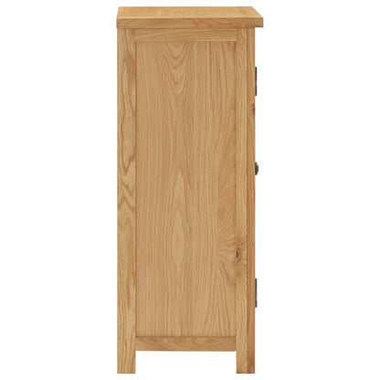 Armoire 45x32x85 cm Bois de chêne massif