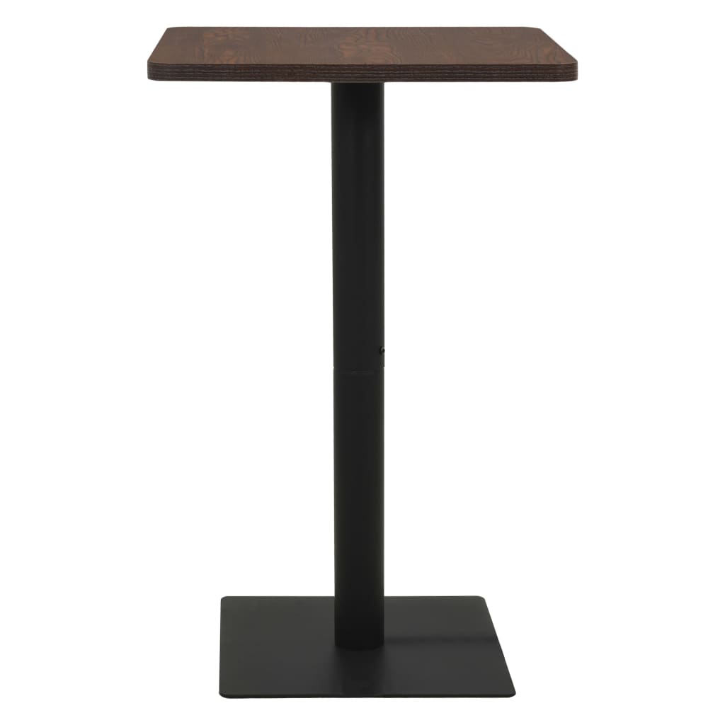 Table de bistro Cendre foncé 78,5x78,5x107 cm