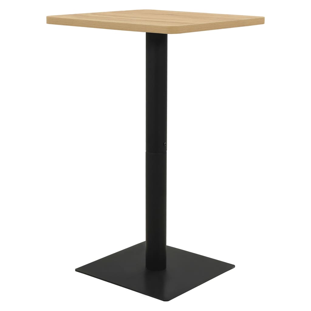 Table de bistro Couleur chêne 78,5x78,5x107 cm