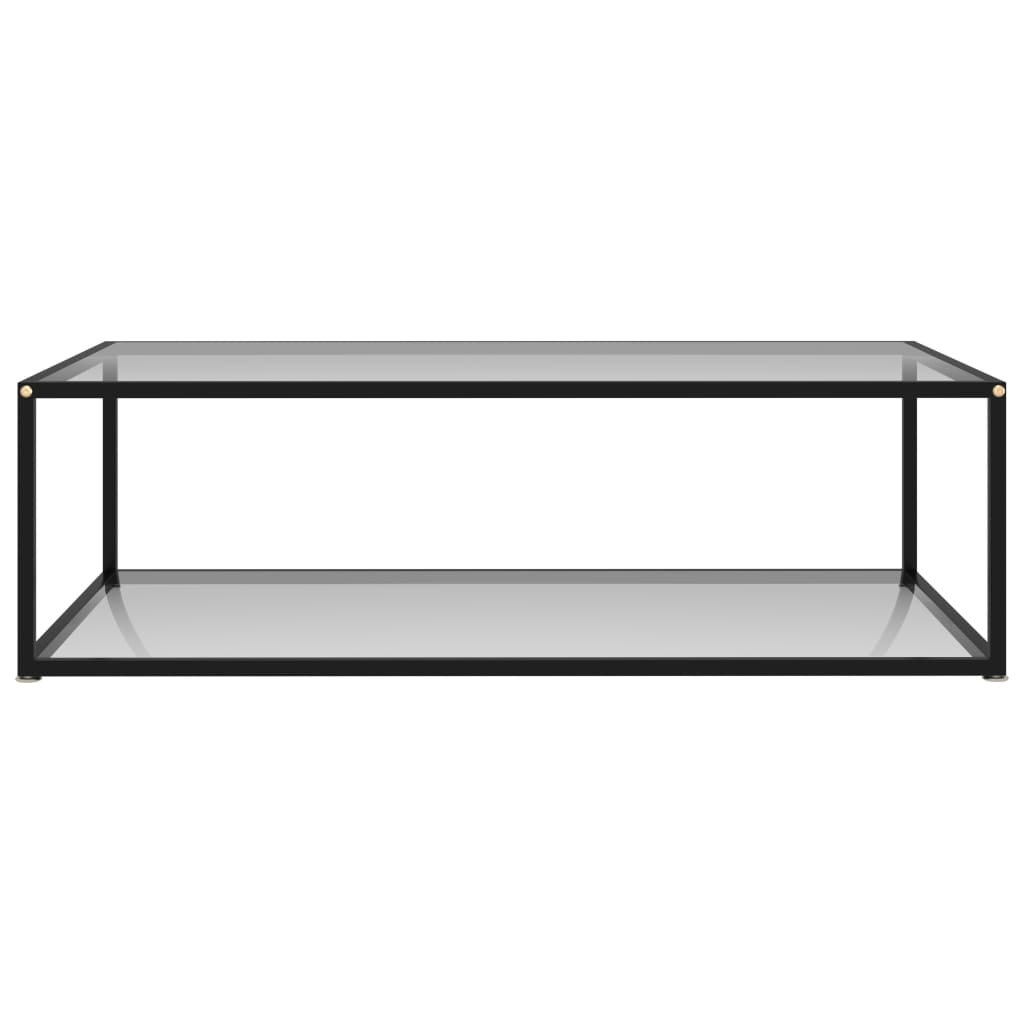 322902 vidaXL Coffee Table Transparent 120x60x35 cm Tempered Glass