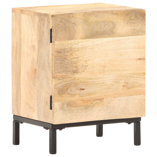 Table de chevet 40x30x51 cm Bois de manguier solide