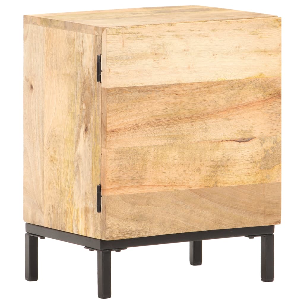 Table de chevet 40x30x51 cm Bois de manguier solide