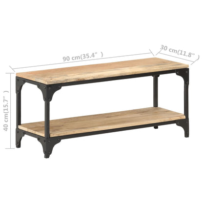 Table basse 90x30x40 cm Bois de manguier massif