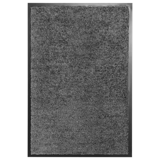 Paillasson lavable Anthracite 40x60 cm