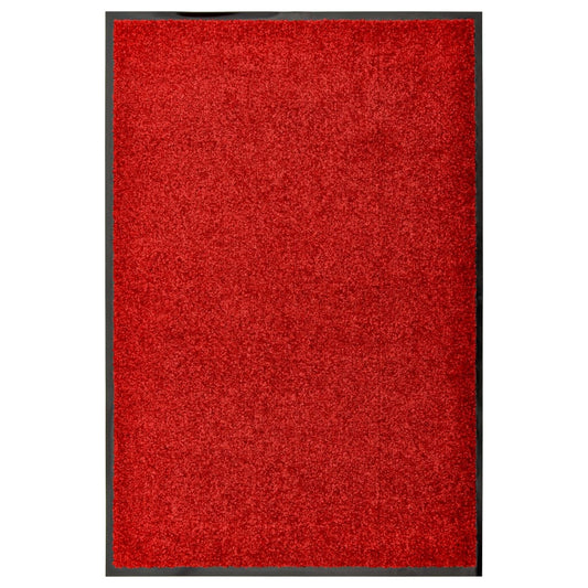 Paillasson lavable Rouge 60x90 cm