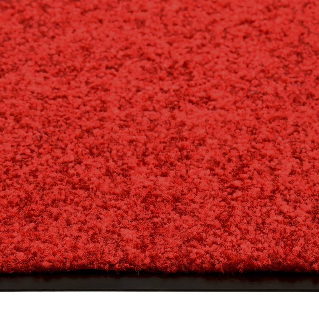 Paillasson lavable Rouge 60x90 cm