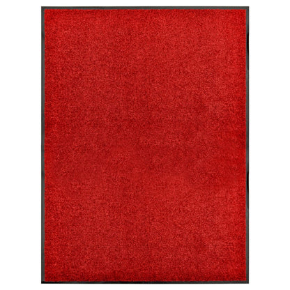 Paillasson lavable Rouge 90x120 cm