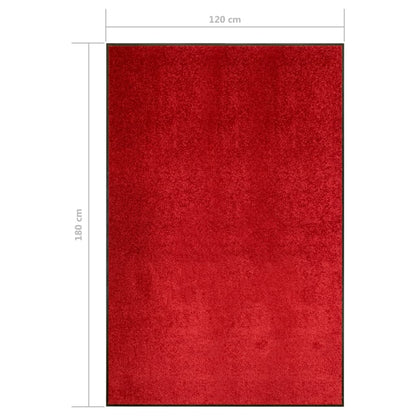 Paillasson lavable Rouge 120x180 cm