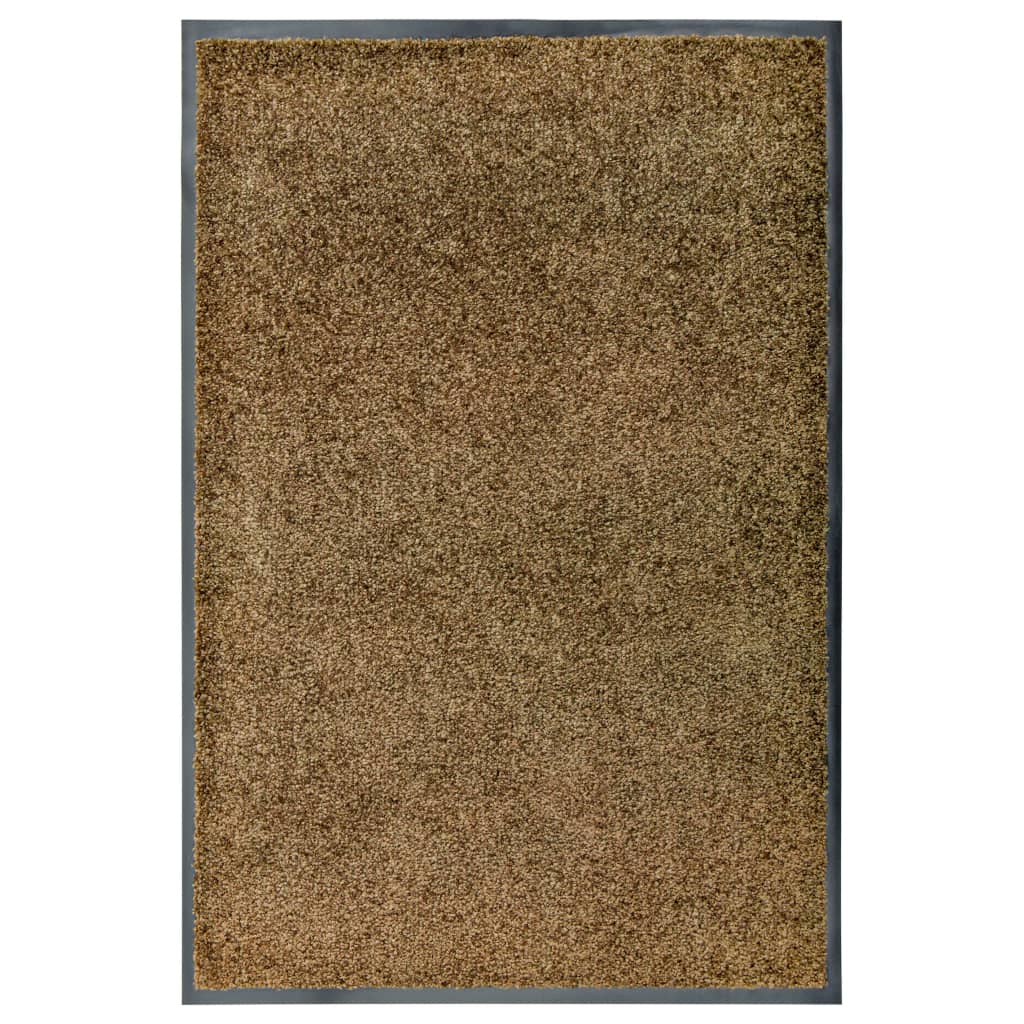 Paillasson lavable Marron 60x90 cm