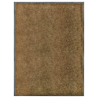 Paillasson lavable Marron 90x120 cm