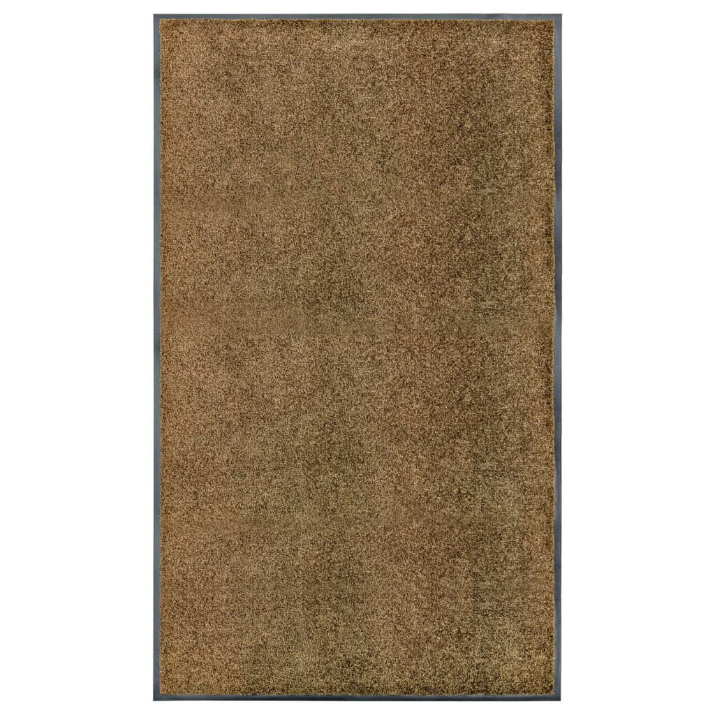 Paillasson lavable Marron 90x150 cm