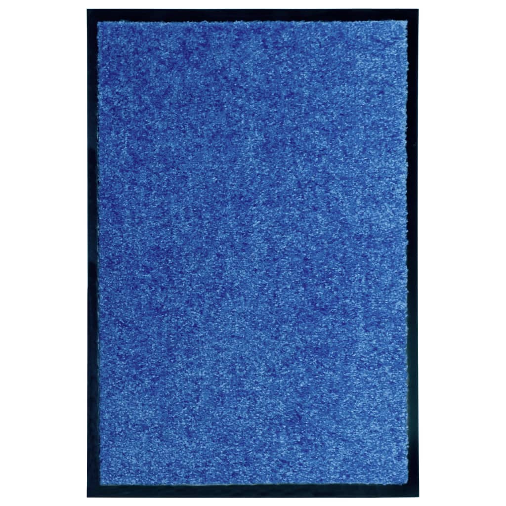 Paillasson lavable Bleu 40x60 cm