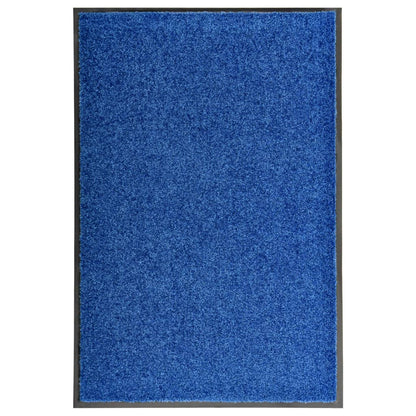 Paillasson lavable Bleu 60x90 cm