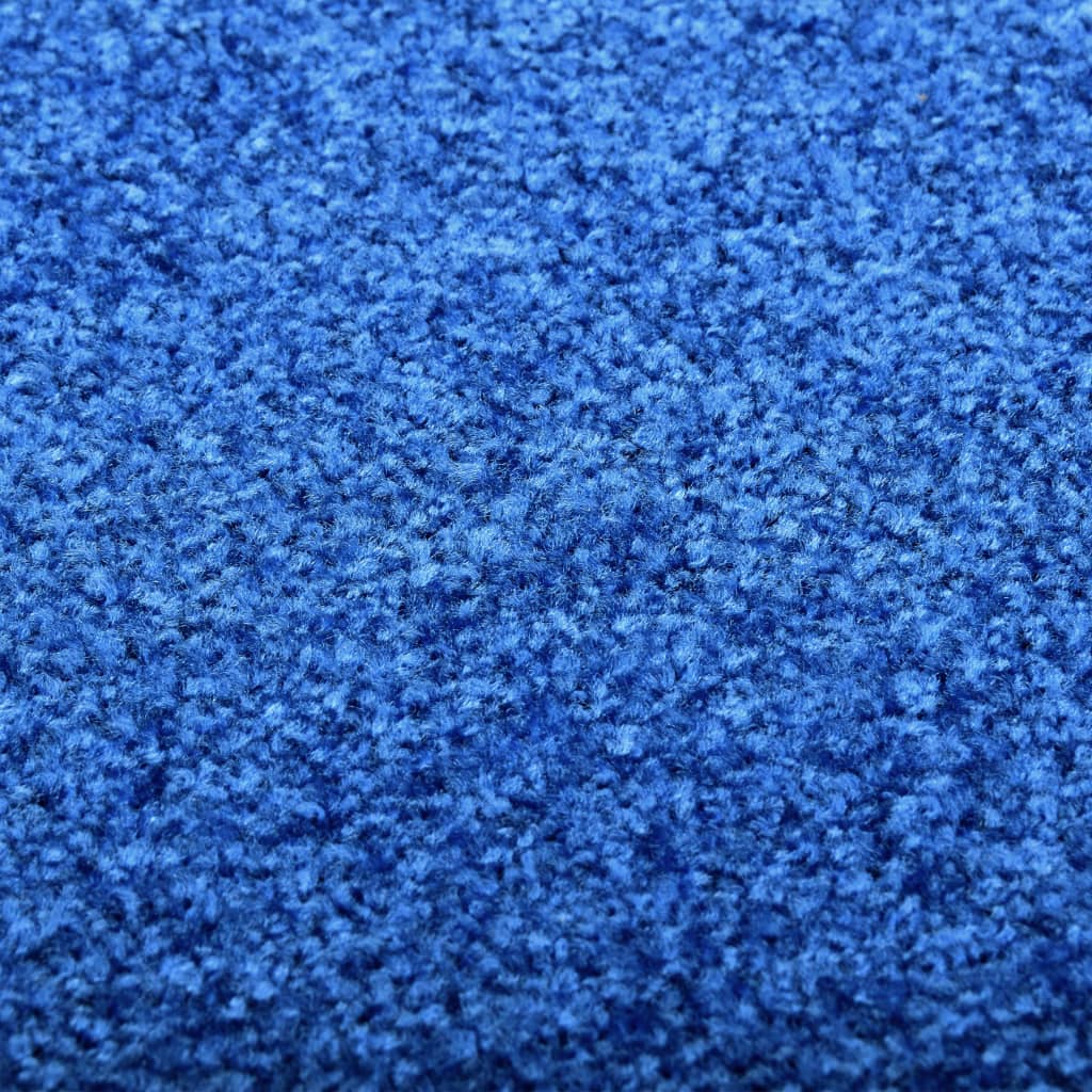 Paillasson lavable Bleu 60x90 cm