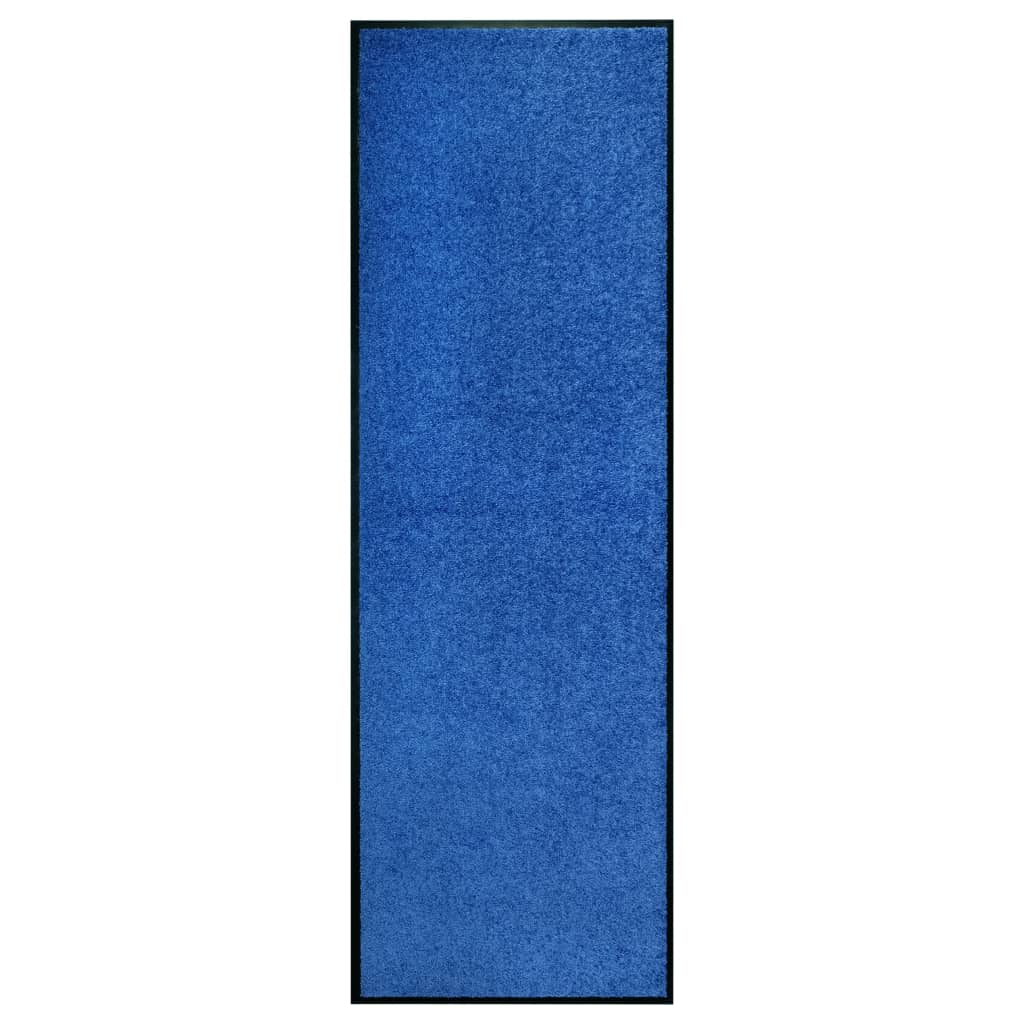 Paillasson lavable Bleu 60x180 cm