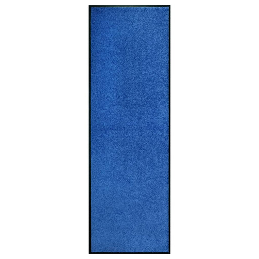 Paillasson lavable Bleu 60x180 cm