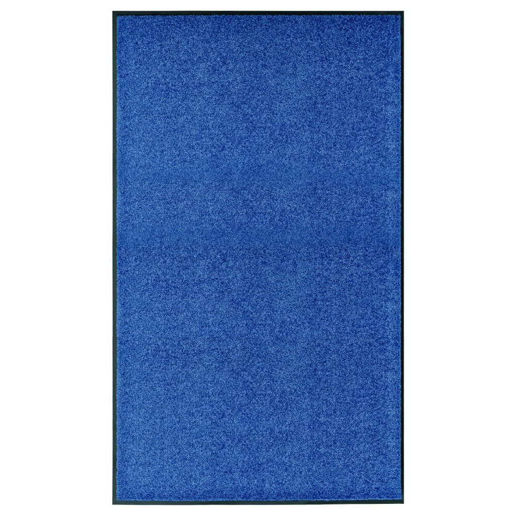 Paillasson lavable Bleu 90x150 cm