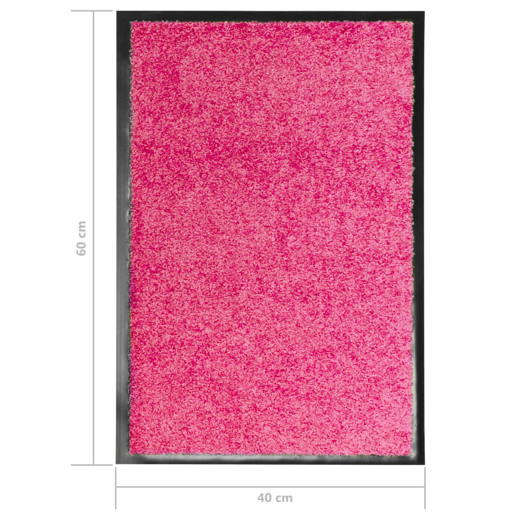 Paillasson lavable Rose 40x60 cm