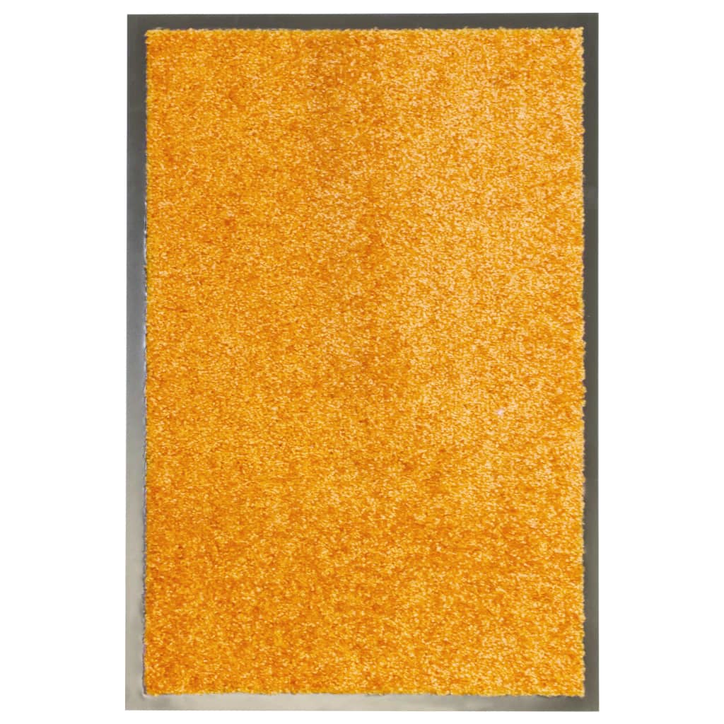 Paillasson lavable Orange 40x60 cm