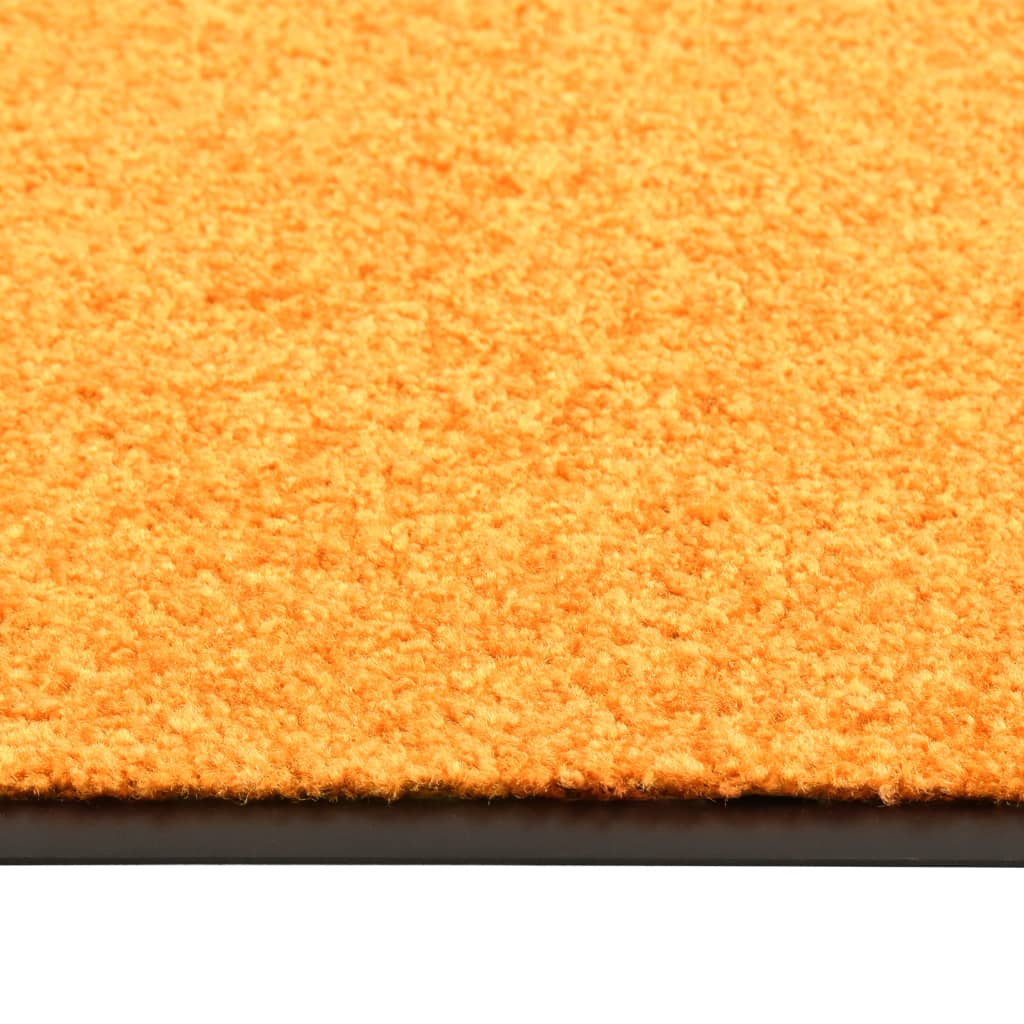 Paillasson lavable Orange 40x60 cm