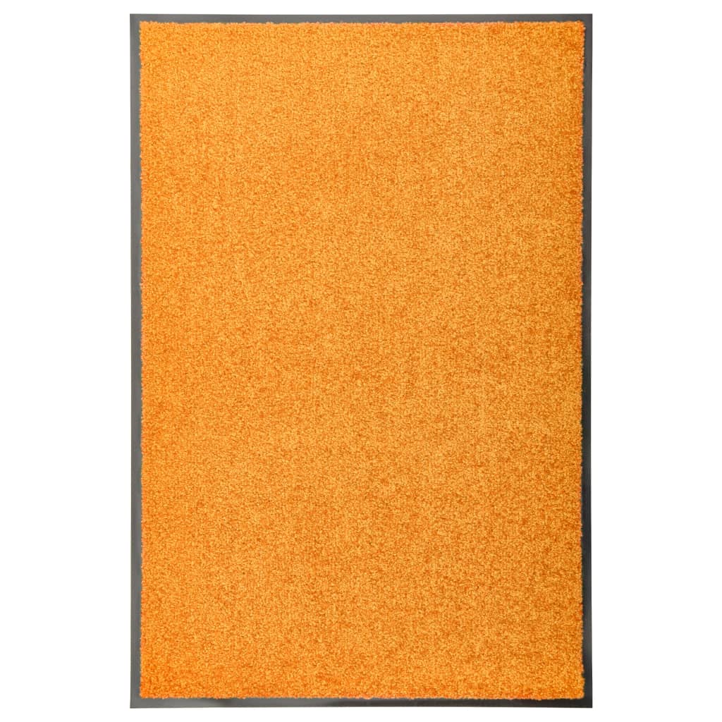 Paillasson lavable Orange 60x90 cm