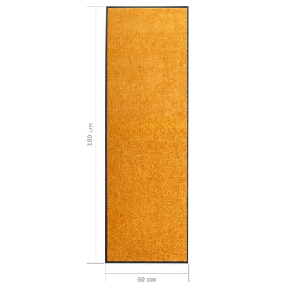 Paillasson lavable Orange 60x180 cm