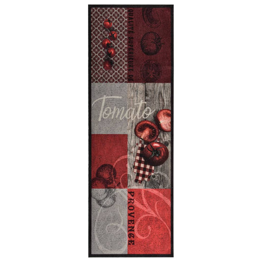 Tapis de sol de cuisine lavable Tomate 45x150 cm