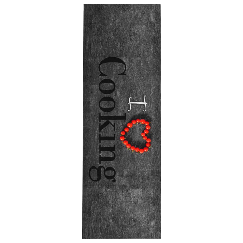 Tapis de sol de cuisine lavable Cooking 60x180 cm