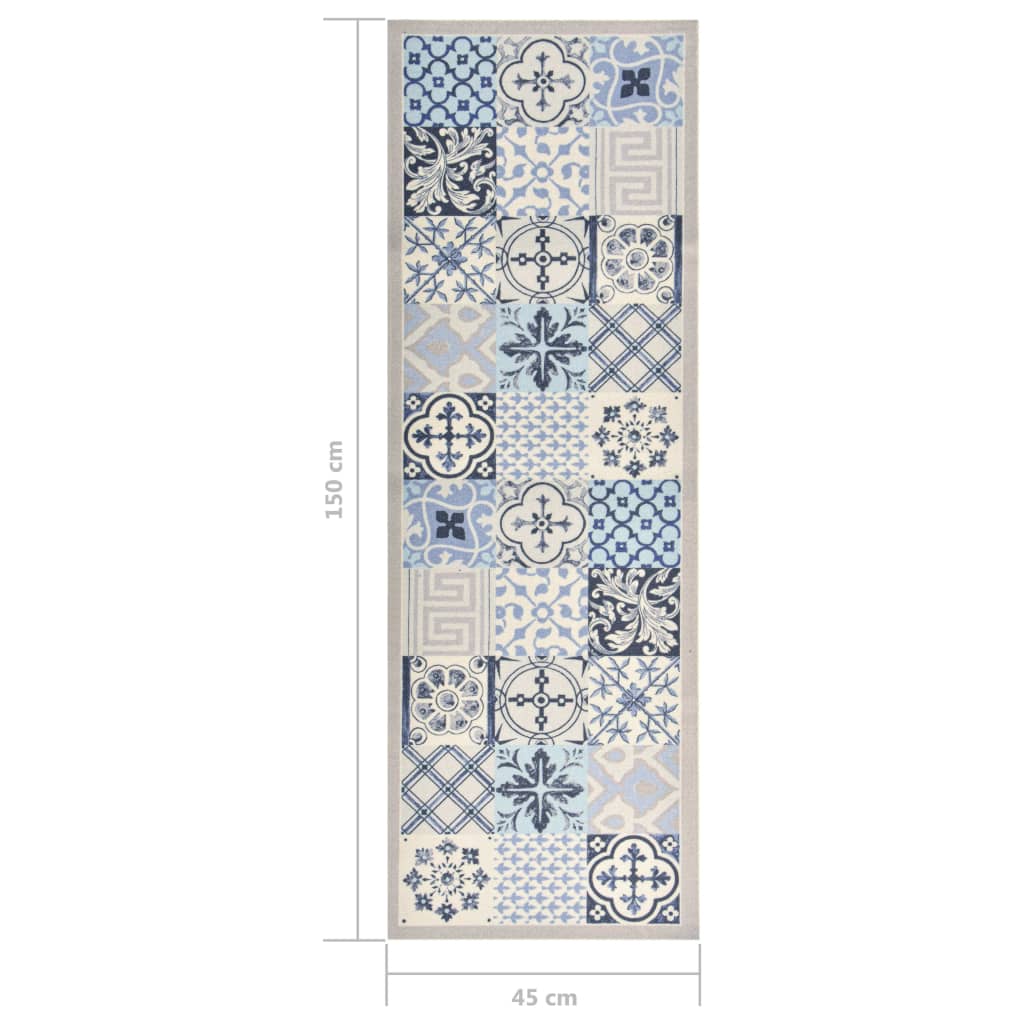 Tapis de sol de cuisine lavable Mosaïque 45x150 cm