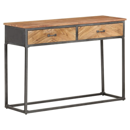 Table console 110x35x75 cm Bois d'acacia massif