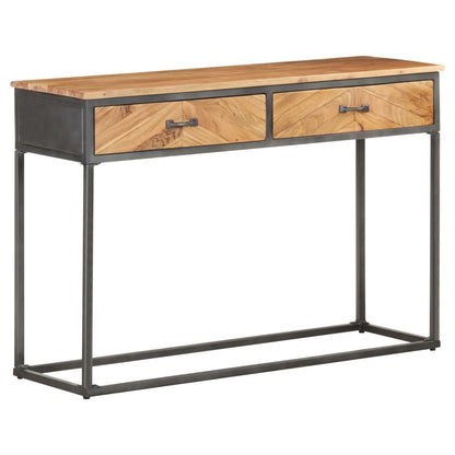 Table console 110x35x75 cm Bois d'acacia massif