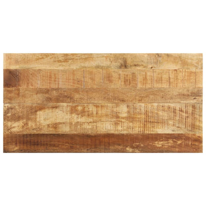 Table de salle à manger 140x70x76 cm Bois de manguier brut