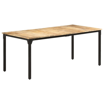 Table à manger 180x90x76 cm Bois de manguier brut