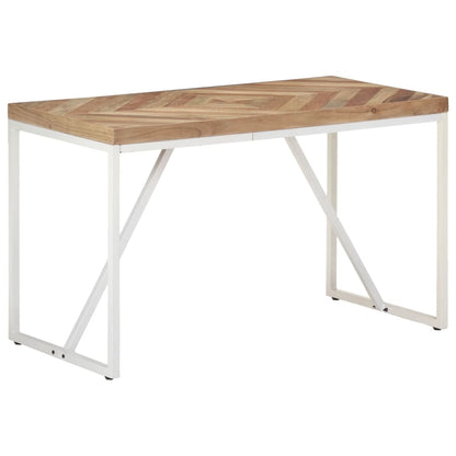 Table à manger 120x60x76 cm Bois massif d'acacia et de manguier