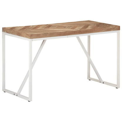 Table à manger 120x60x76 cm Bois massif d'acacia et de manguier