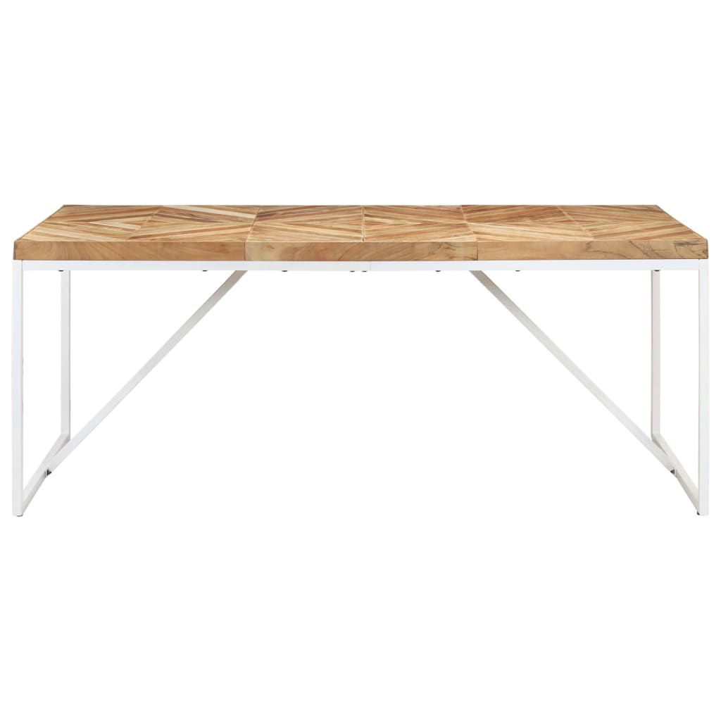 Table à manger 180x90x76 cm Bois massif d'acacia et de manguier