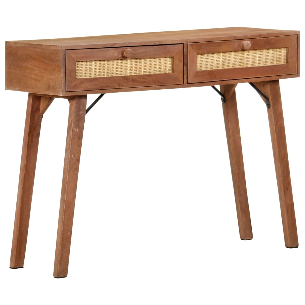 Table console 100x35x76 cm Bois de manguier massif