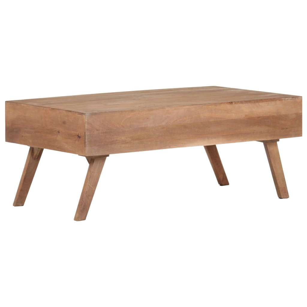 Table basse 100x60x40 cm Bois de manguier massif