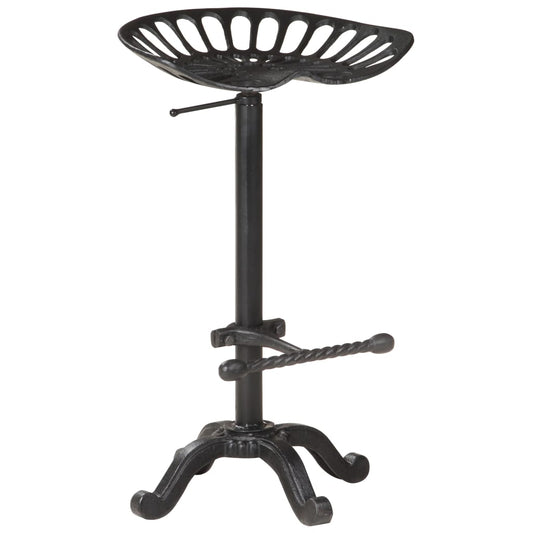 Tabouret de bar Noir Fonte