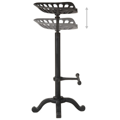 Tabouret de bar Noir Fonte