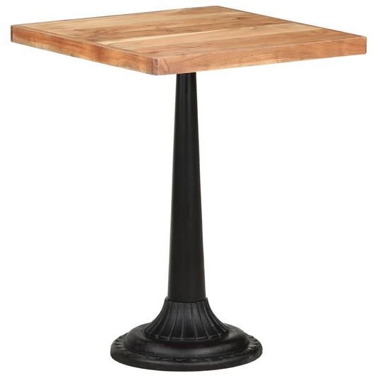 Table de bistro 60x60x76 cm Bois d'acacia massif