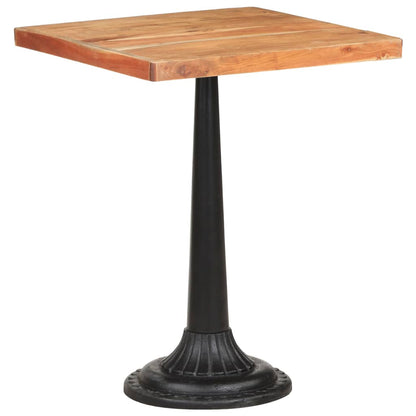 Table de bistro 60x60x76 cm Bois d'acacia massif