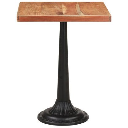 Table de bistro 60x60x76 cm Bois d'acacia massif