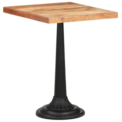 Table de bistro 60x60x76 cm Bois d'acacia massif