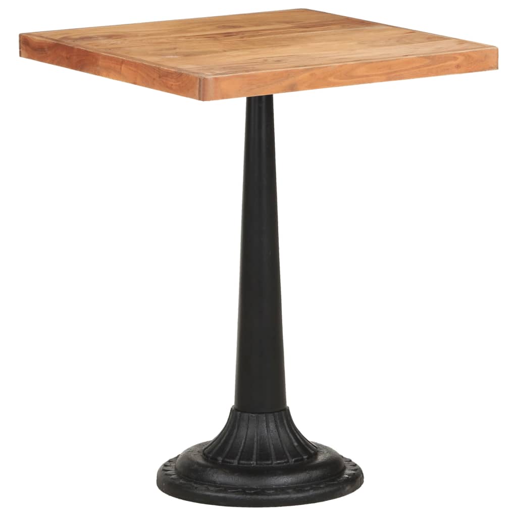 Table de bistro 60x60x76 cm Bois d'acacia massif