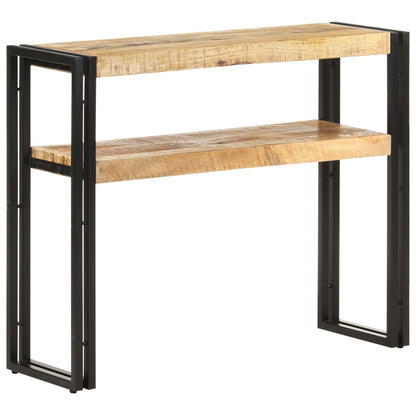 Table console 90x30x75 cm Bois de manguier brut