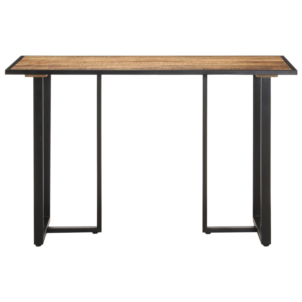 Table à manger 120 cm Bois de manguier brut