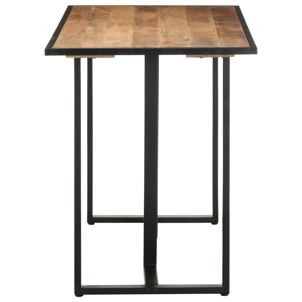 Table à manger 120 cm Bois de manguier brut