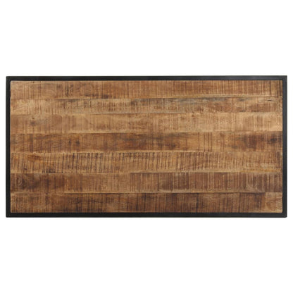 Table à manger 120 cm Bois de manguier brut